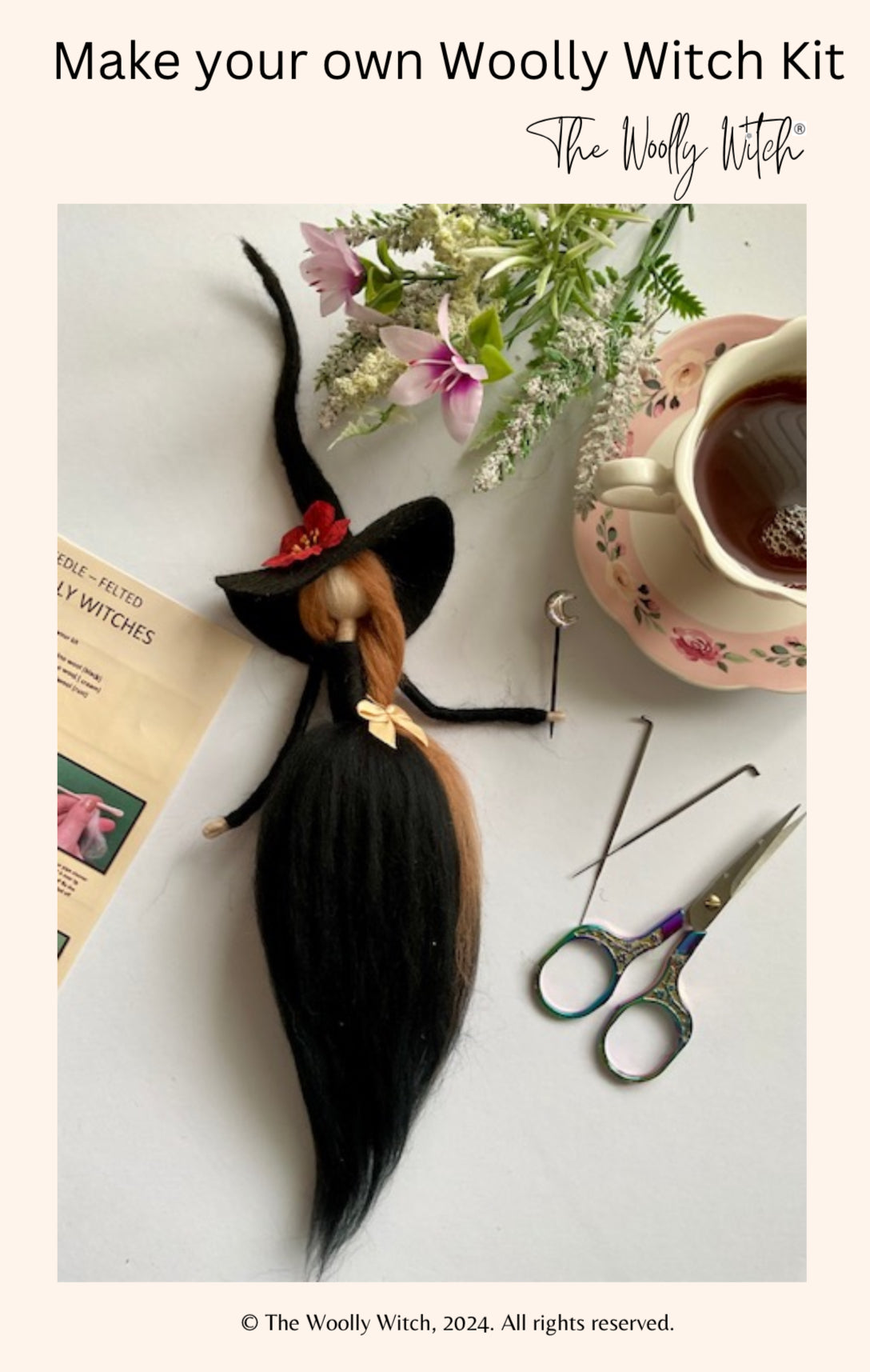 How to make a woolly witch pdf instructions