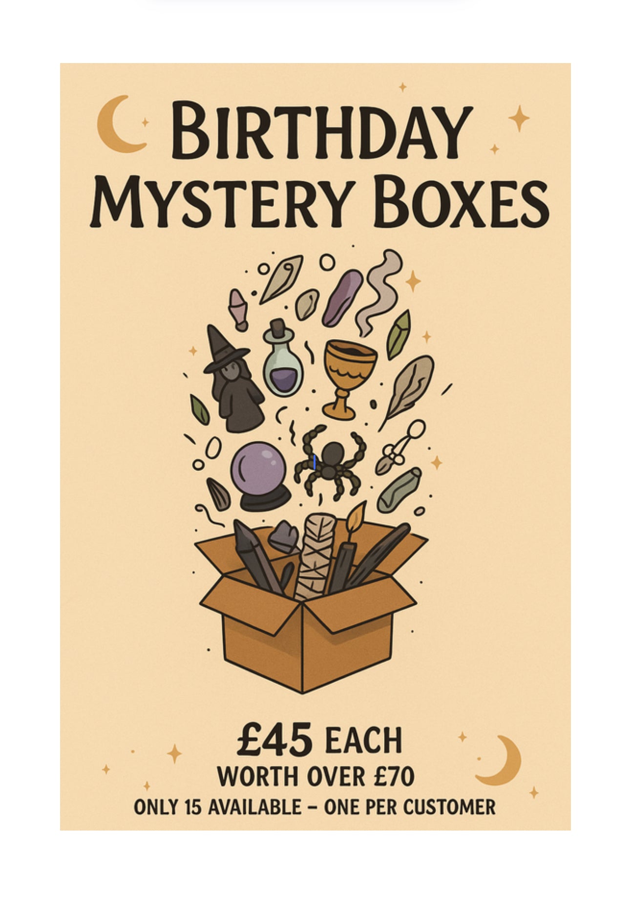 Mystery witches box