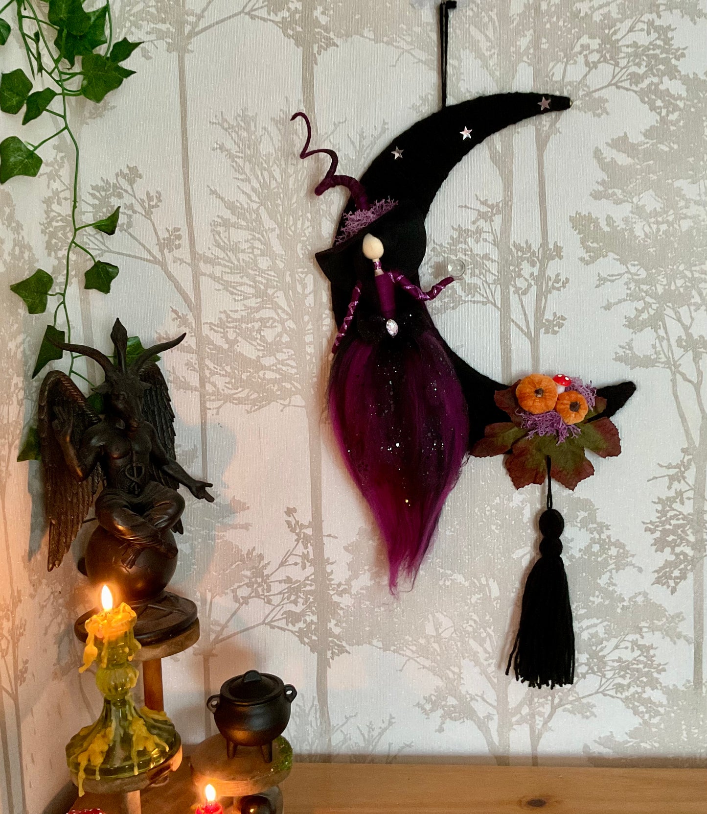 Purple woolly witch moon