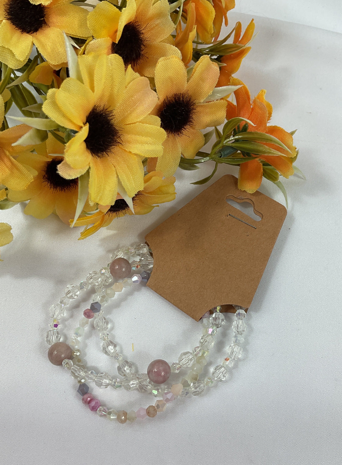 Crystal beaded bracelets
