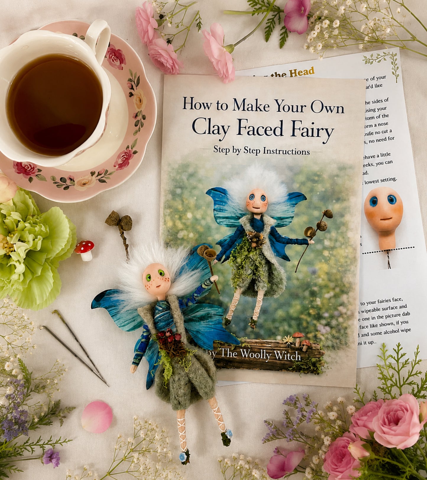 How to make a clay faced fairy PDF instructions