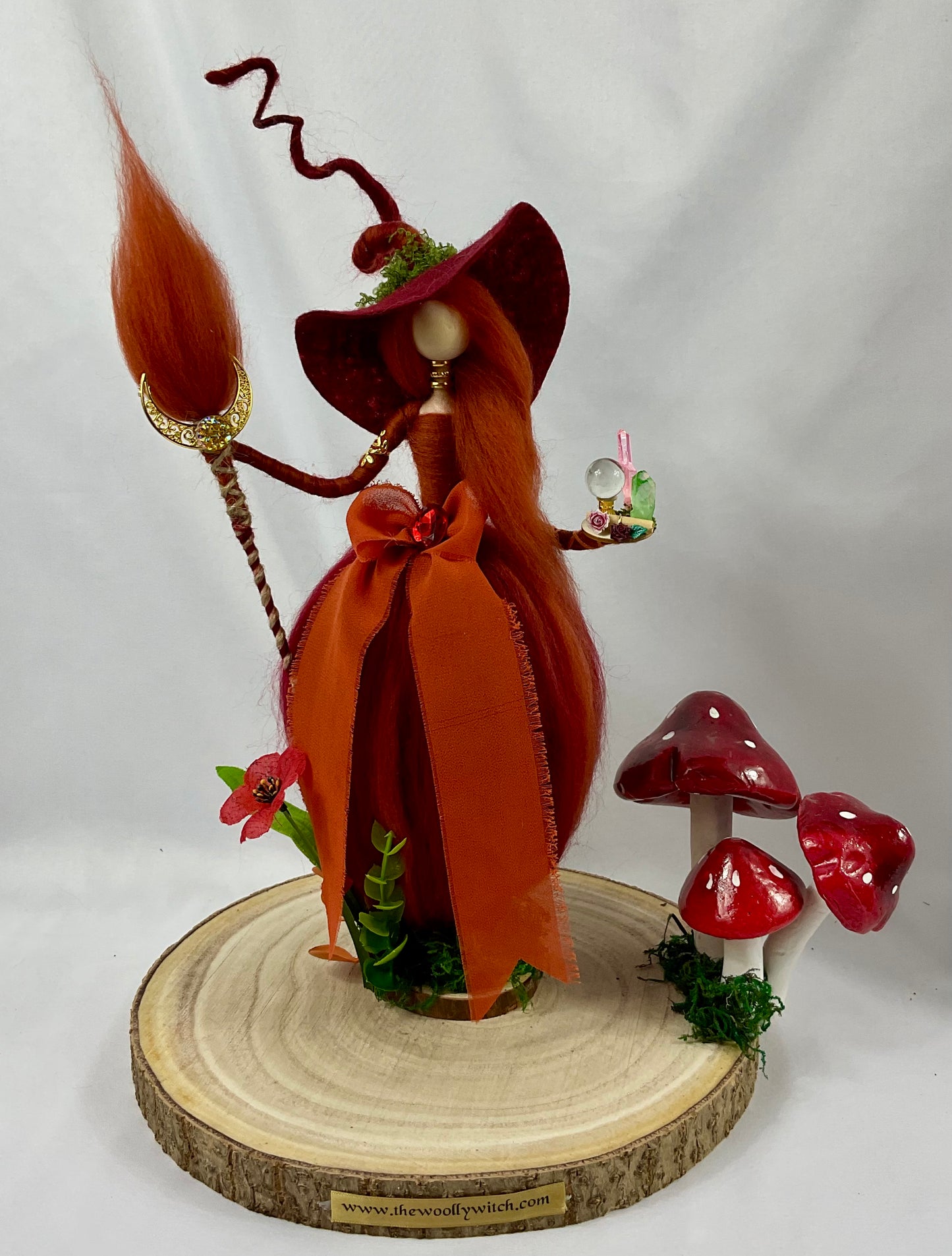 Burgundy witch