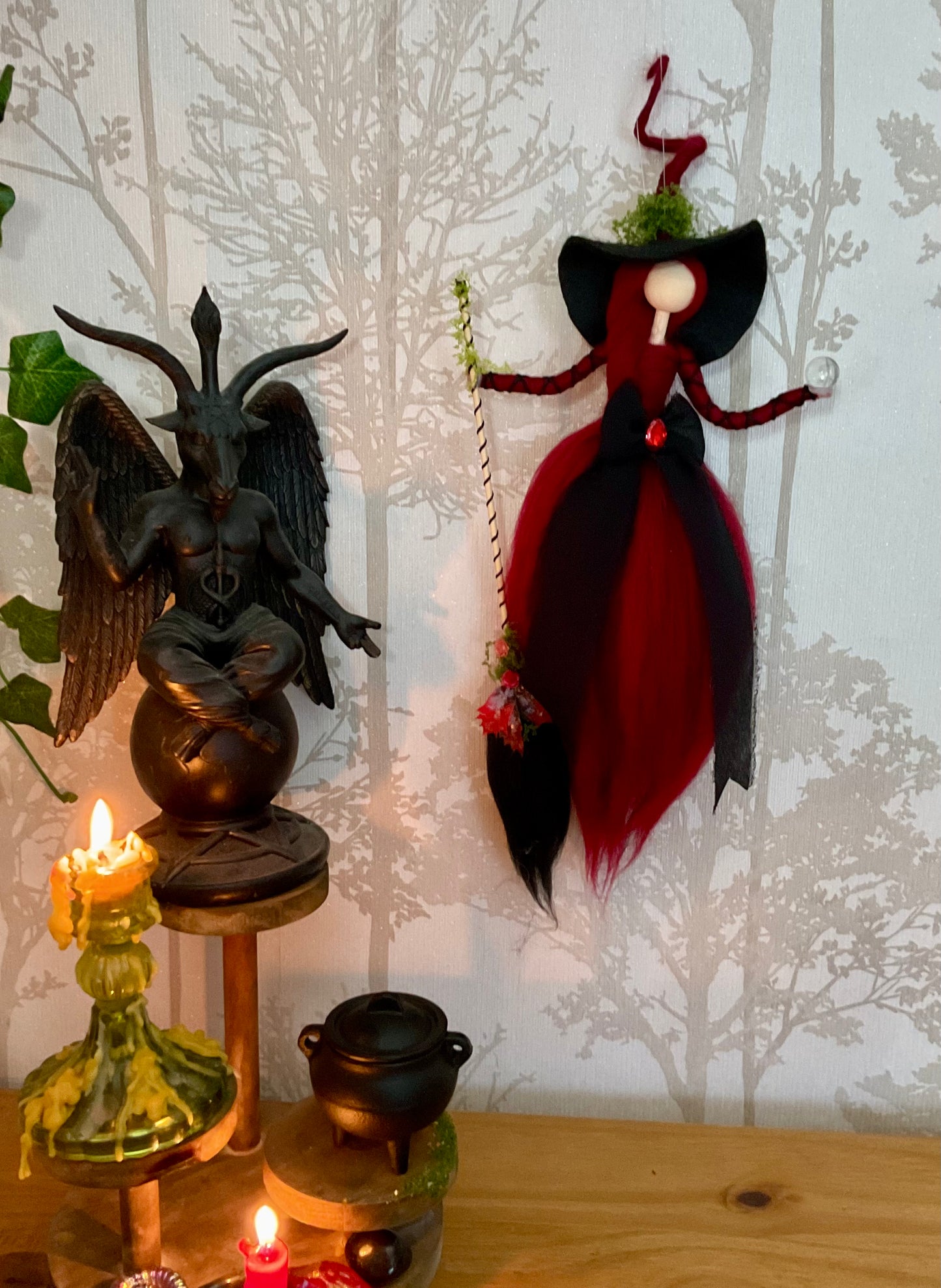 Burgundy witch