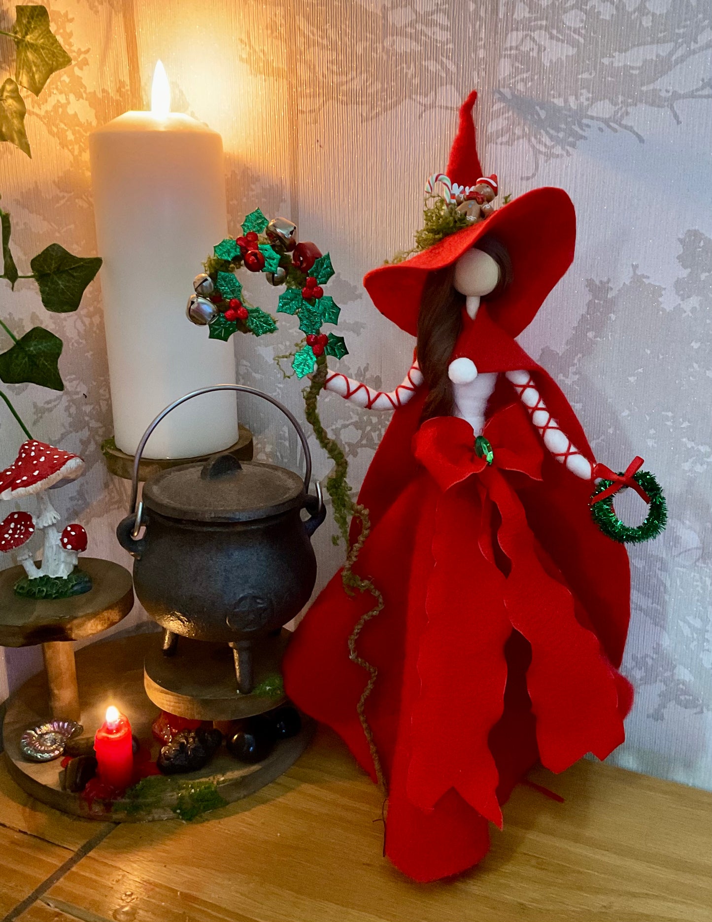 Red Yule witch