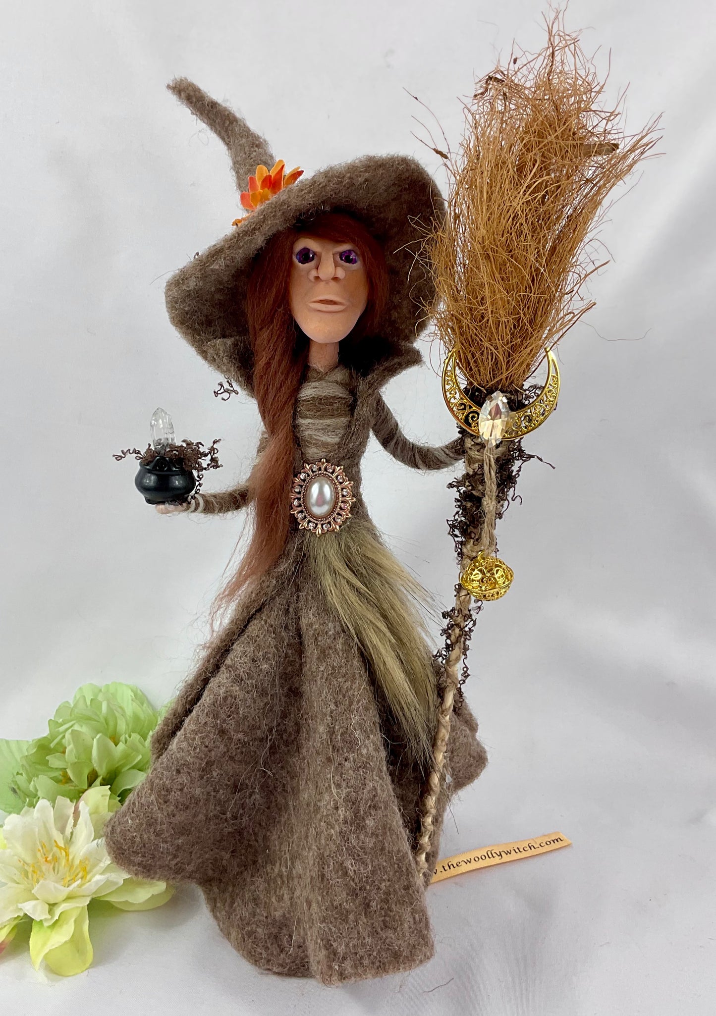 Fimo faced witch