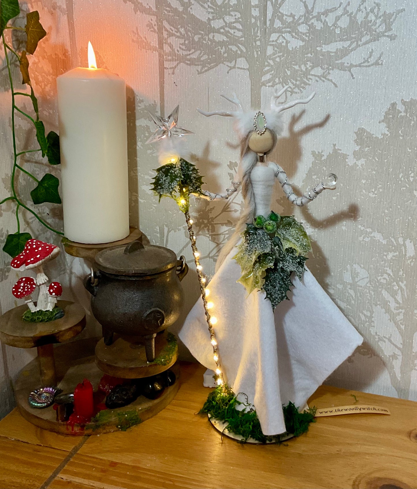 Light up winter goddess