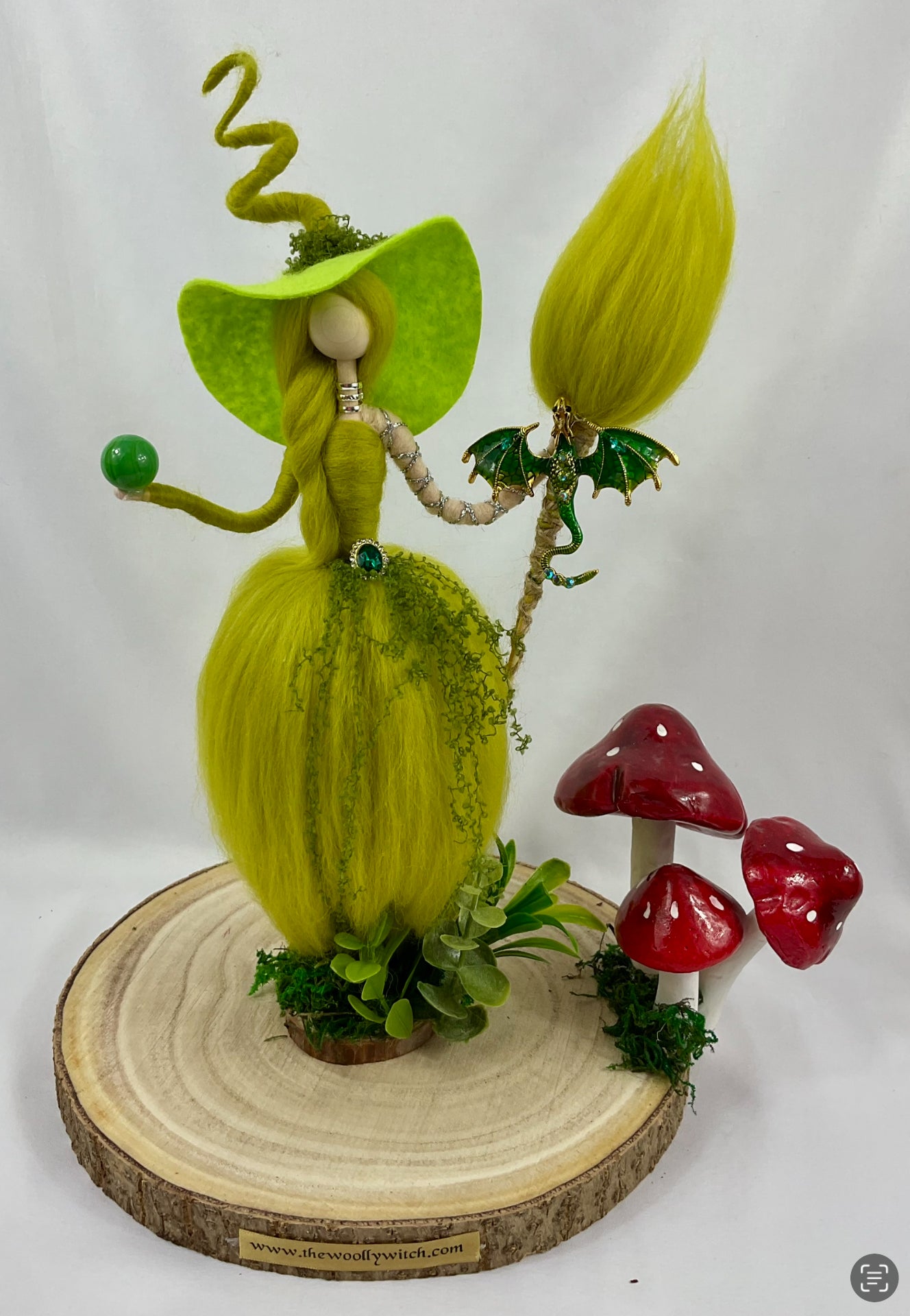 Green dragon witch