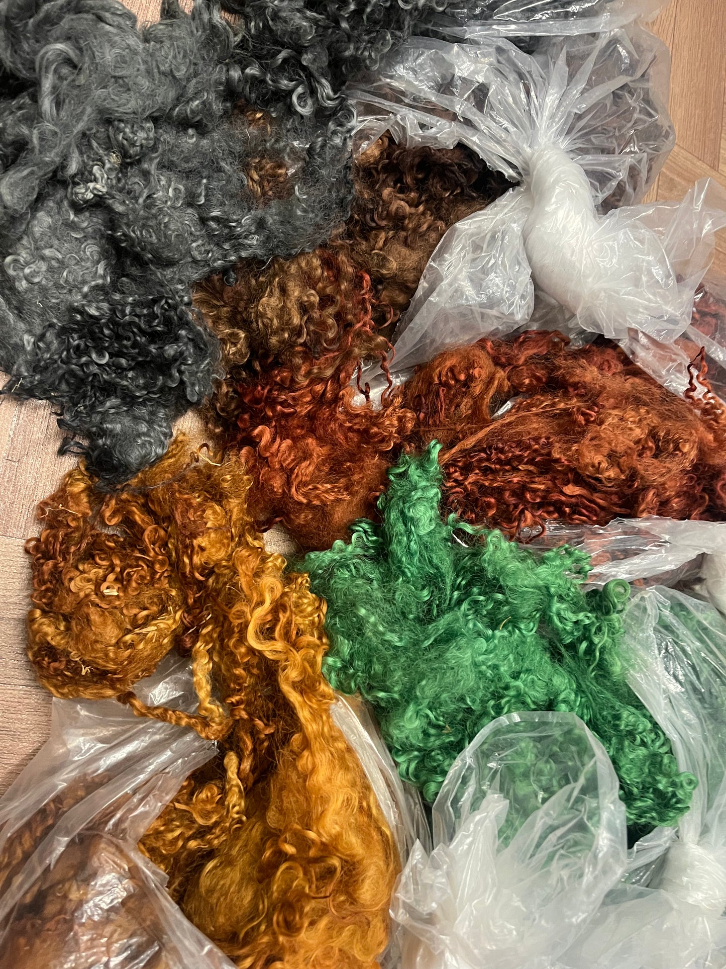 Gingerbread wool locks 190g