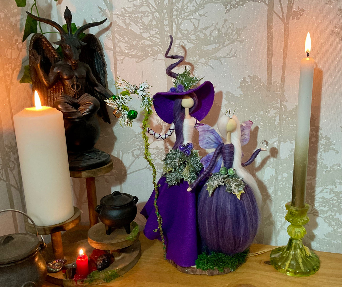 Purple Xmas duo