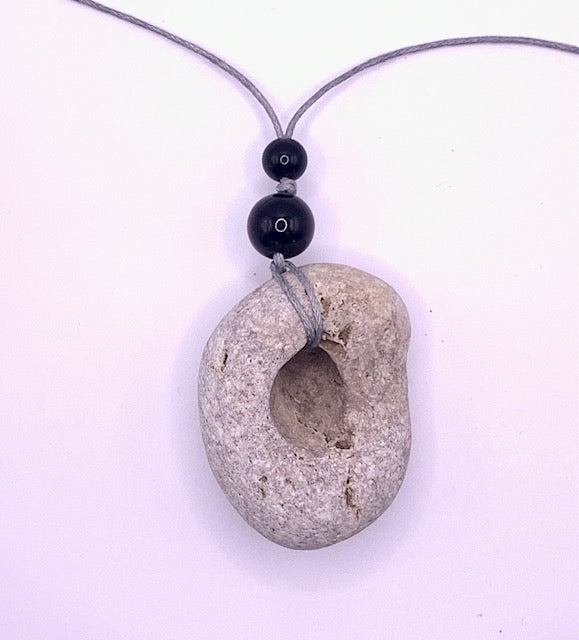 Buy Hag Stone Necklace Online in India - Etsy