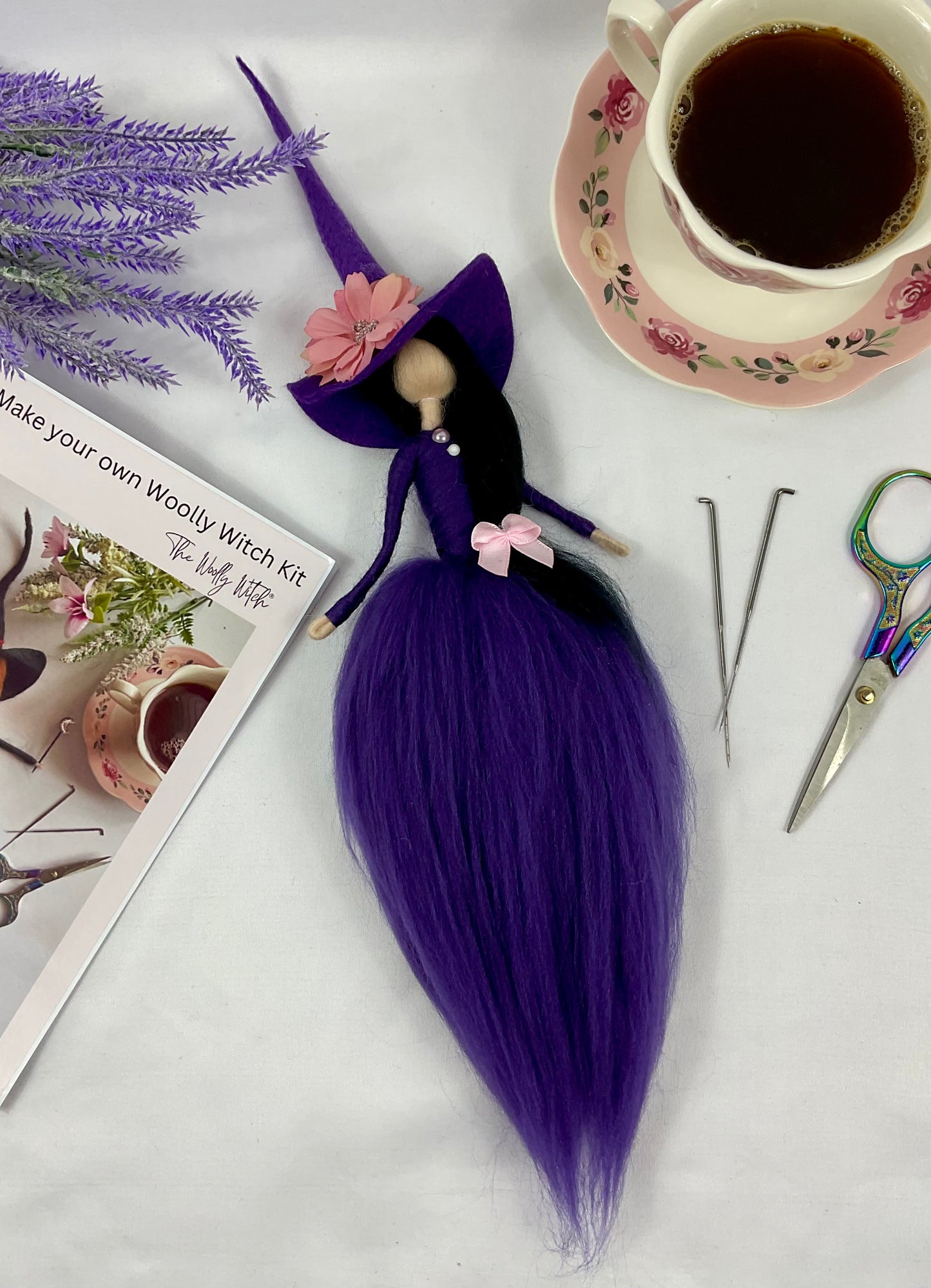 Make your own woolly witch KIT & Instructions