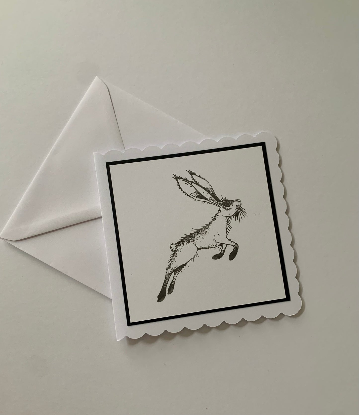 Jumping Hare blank cards