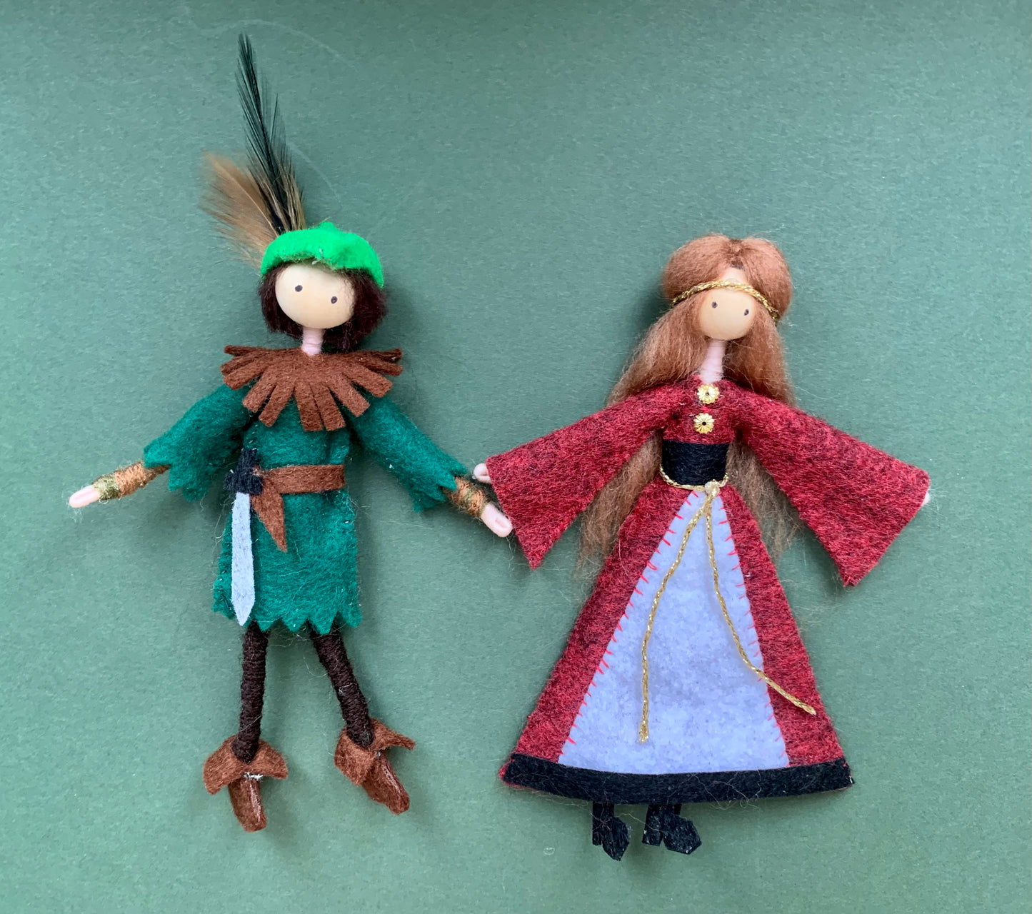 Robin Hood and maid Marian