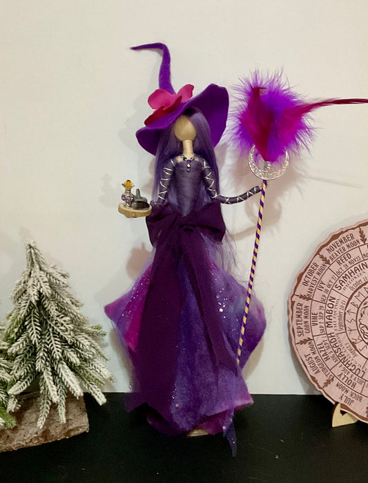 Purple amethyst witch.