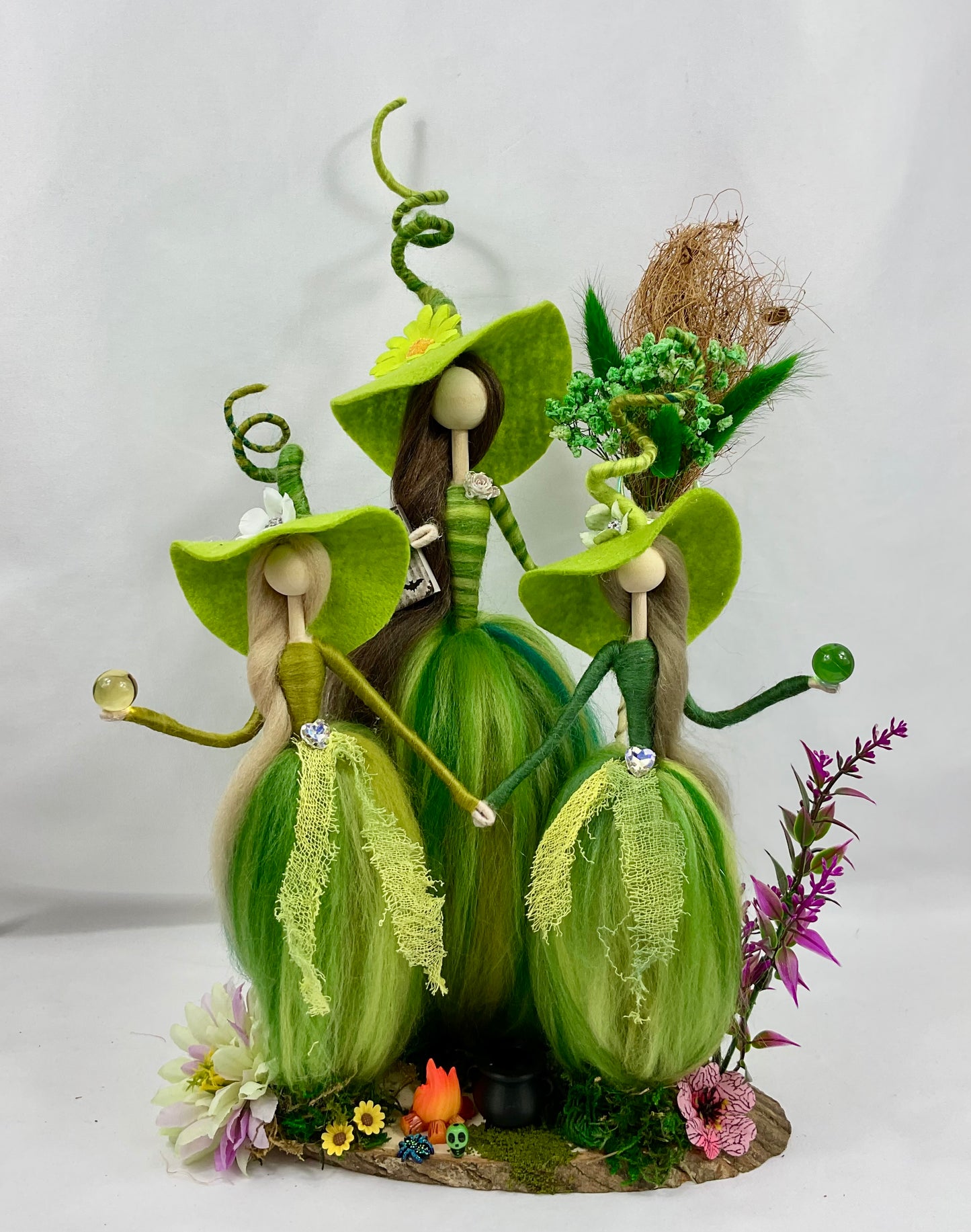 Green witch trio