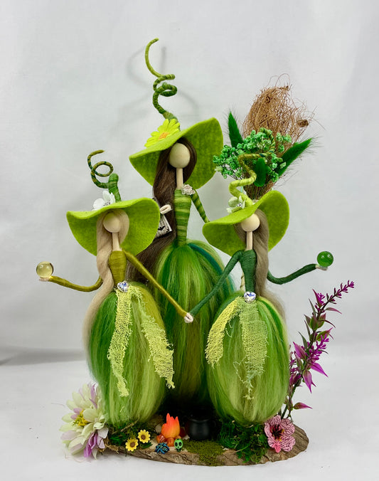 Green witch trio