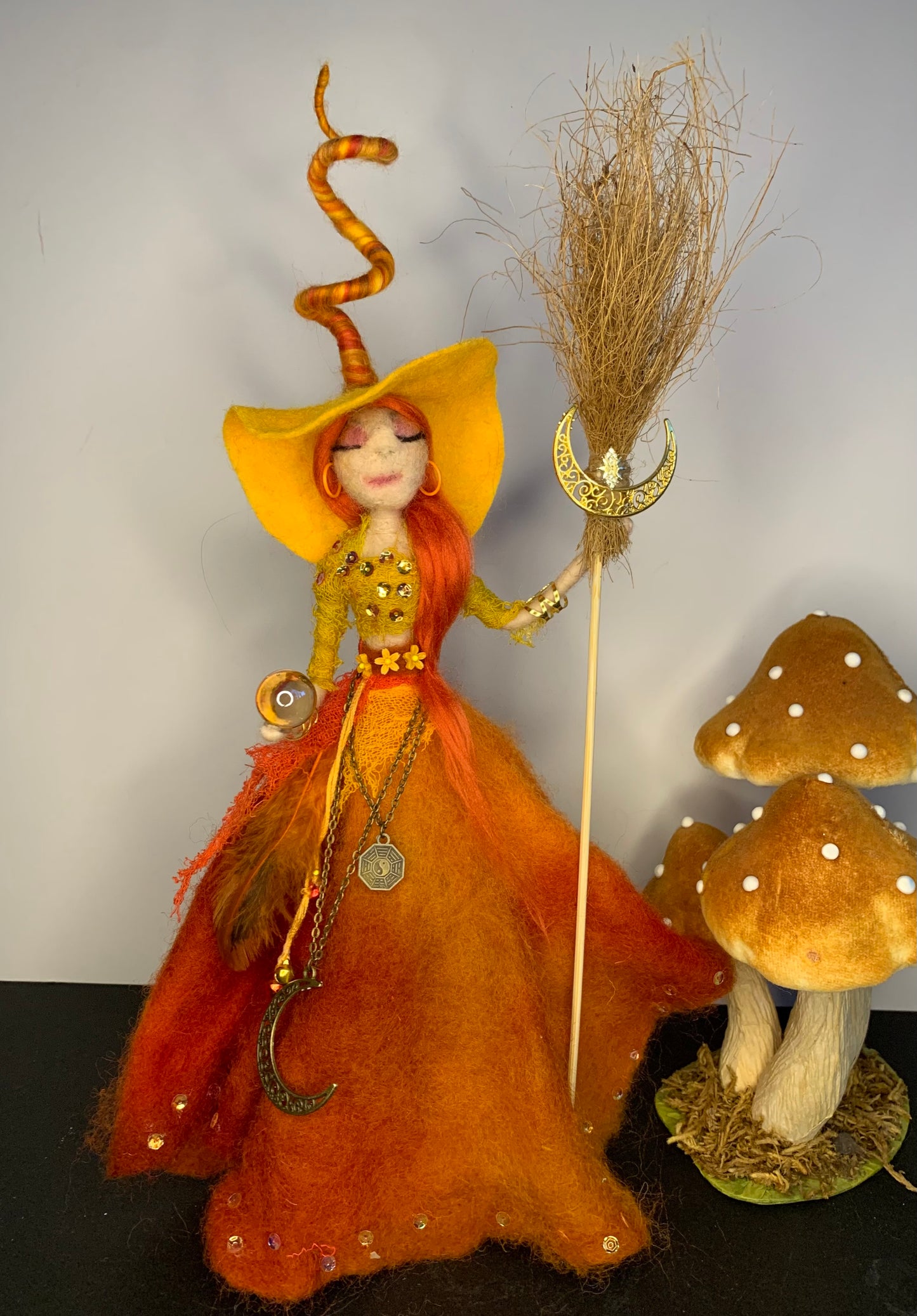 Orange gypsy witch