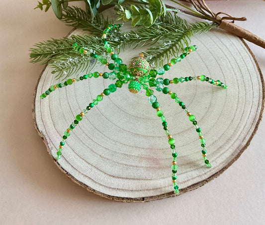 Green xmas spider lo6