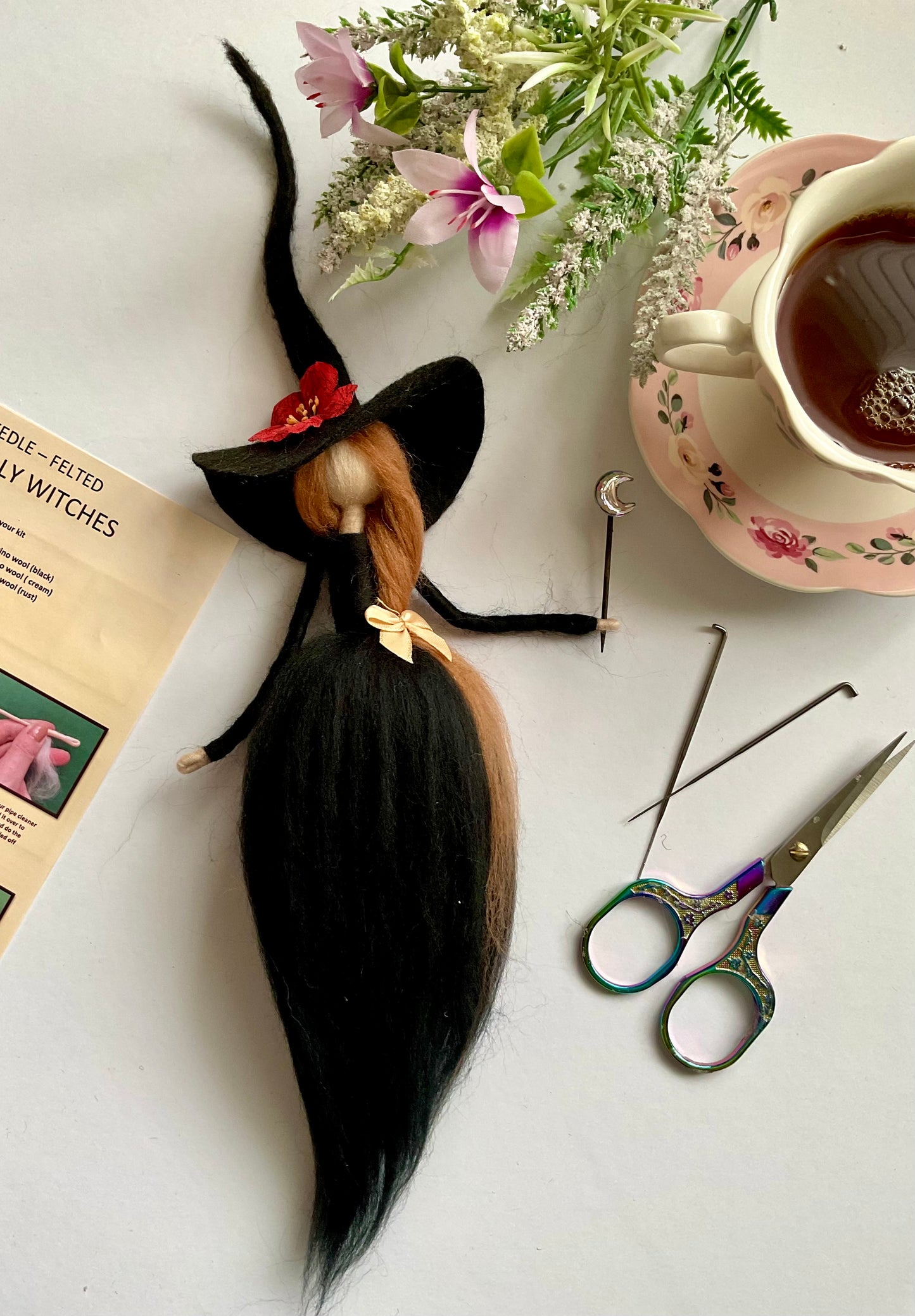 Make your own woolly witch KIT & Instructions