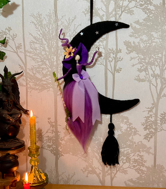 Purple woolly witch moon