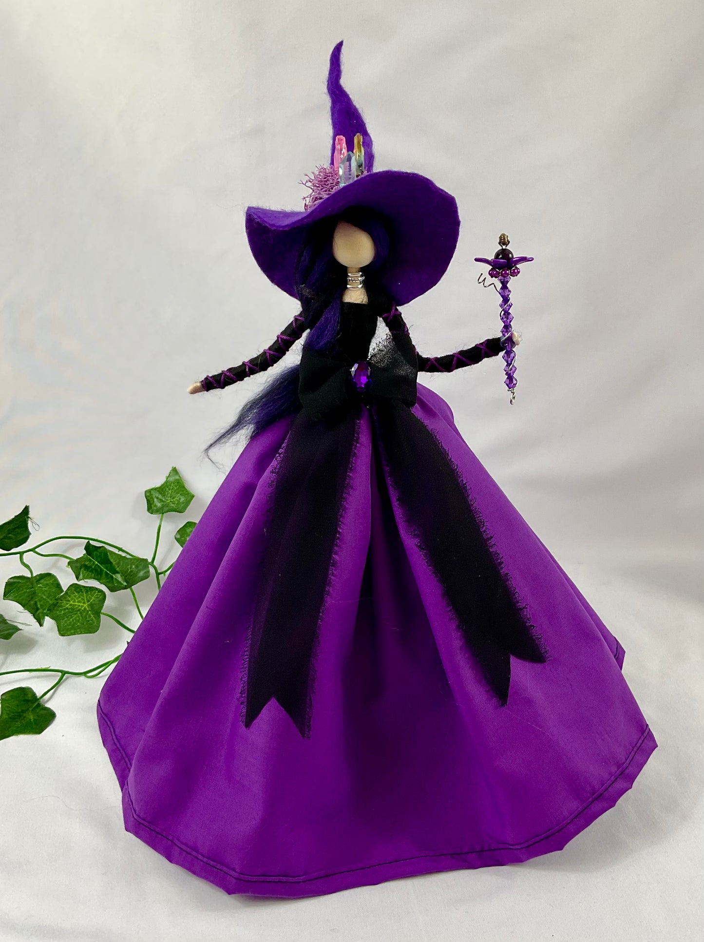 Purple witch topper