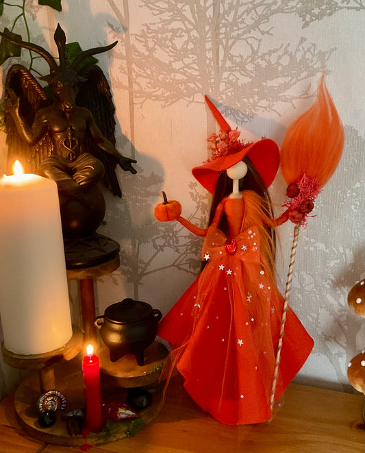 Pumpkin witch