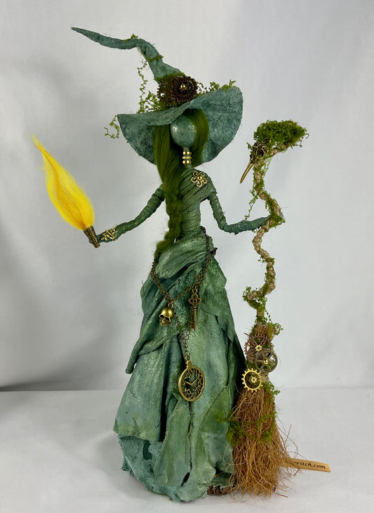 Powertex steampunk witch