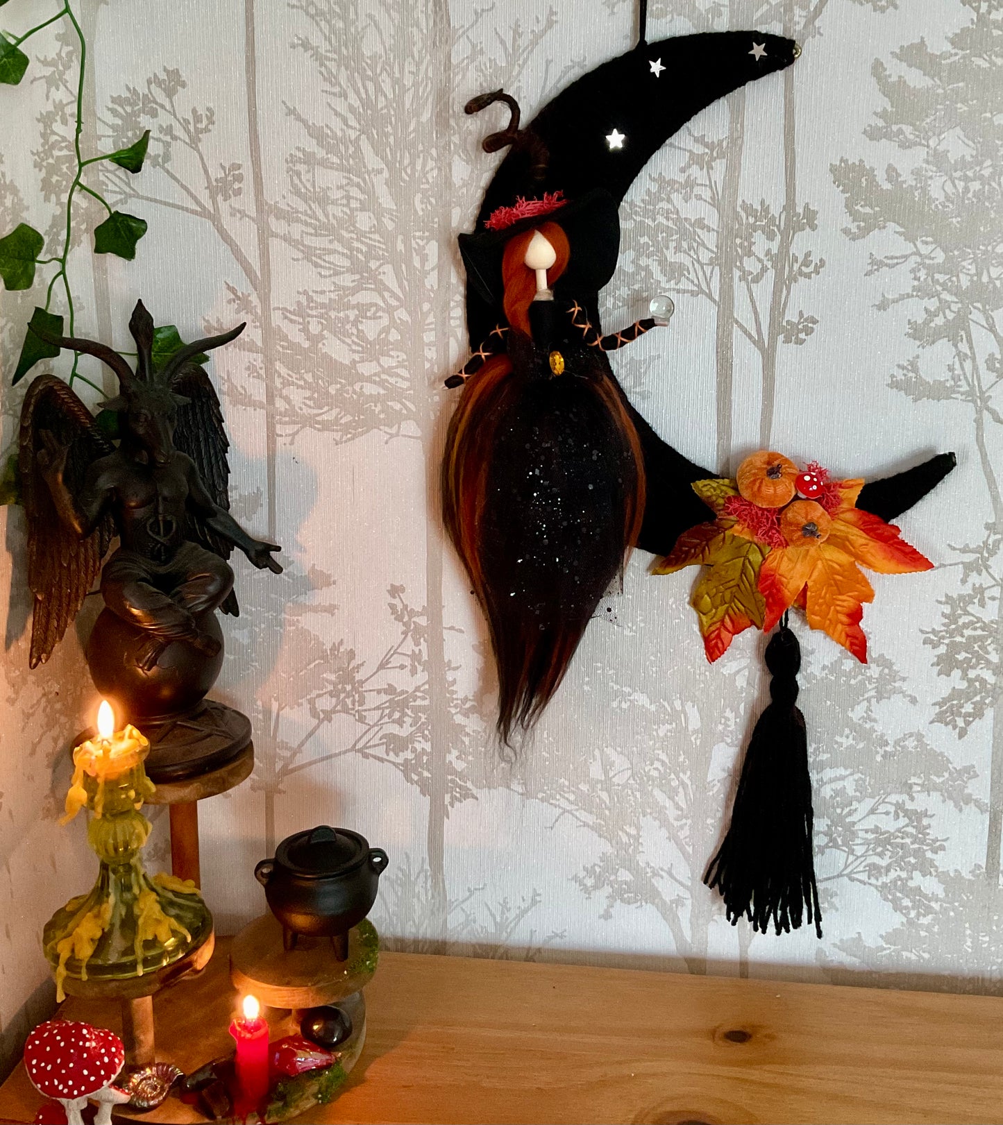 Autumn woolly witch moon