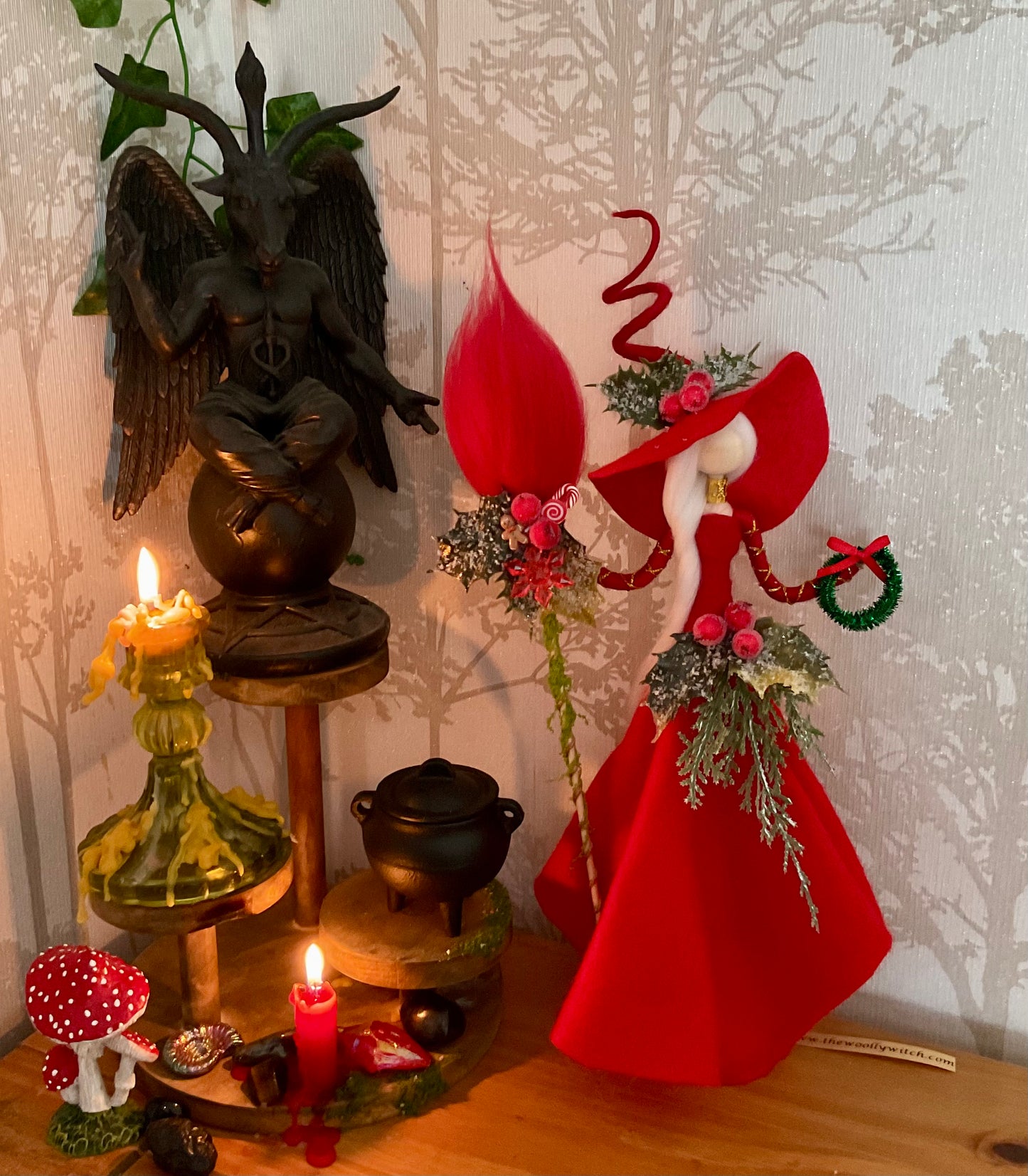 Red Xmas witch
