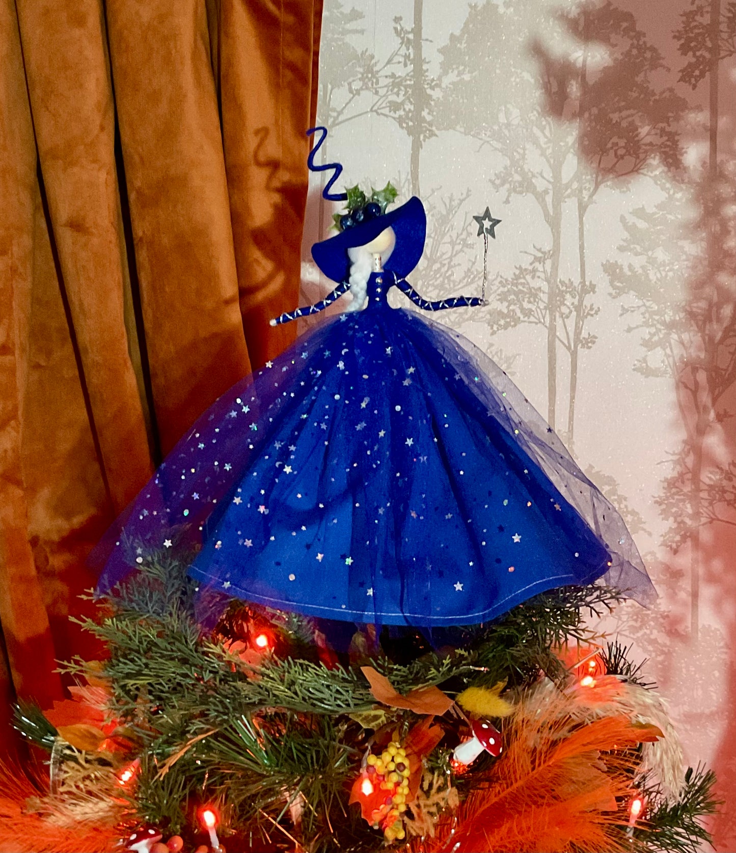Blue witch topper