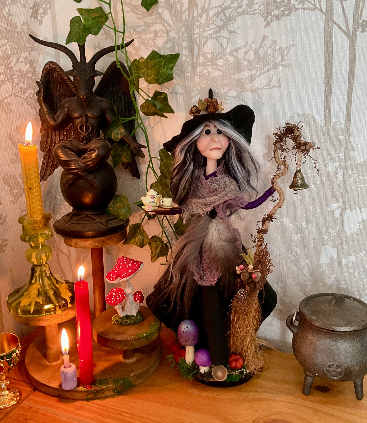Autumn clay faced crone