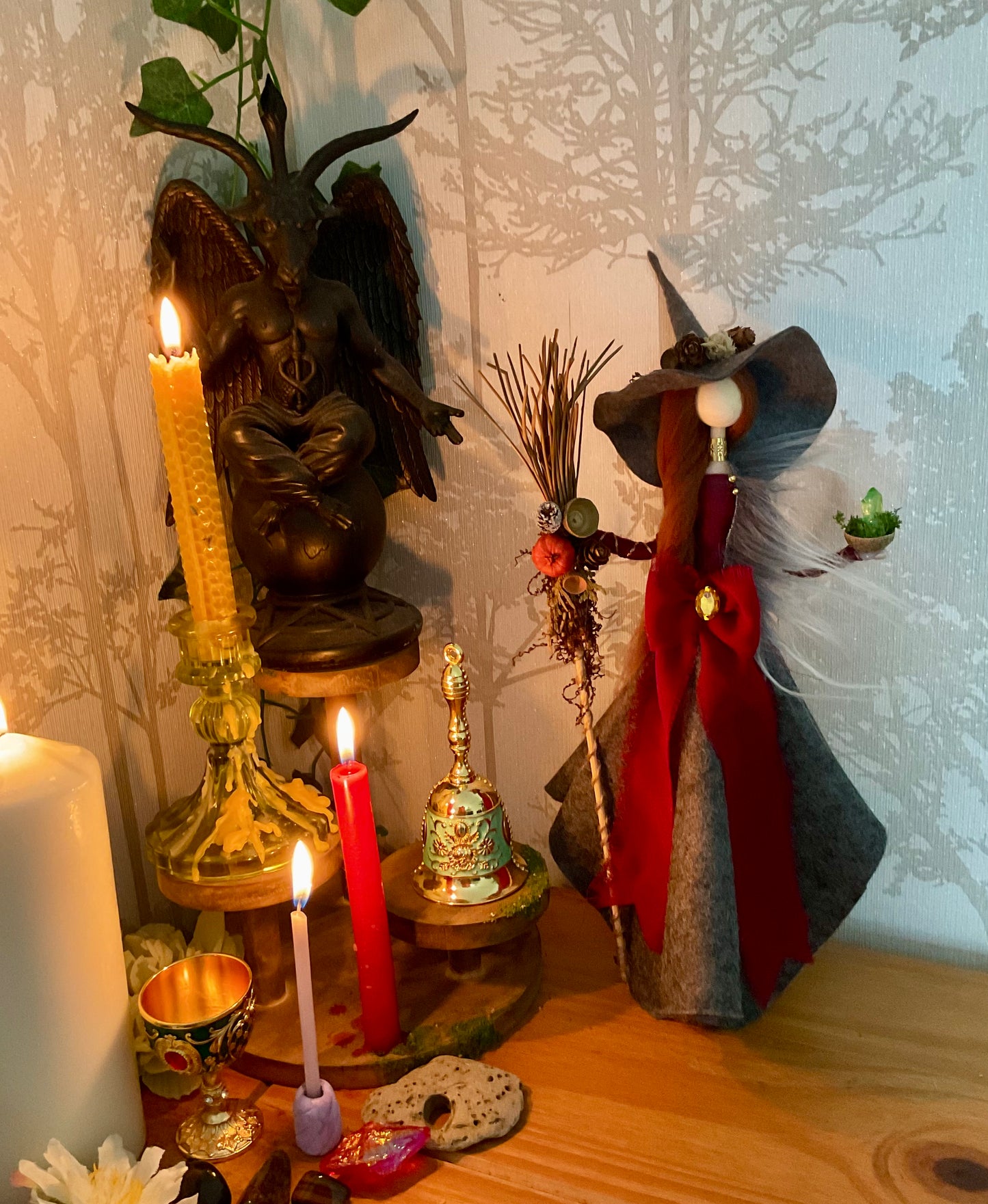 Grey woodland witch