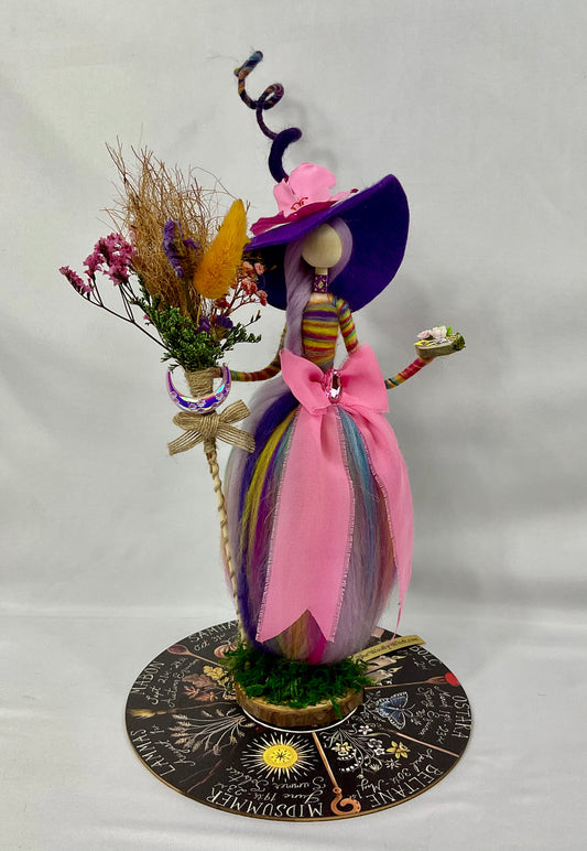 Rainbow witch with display disk