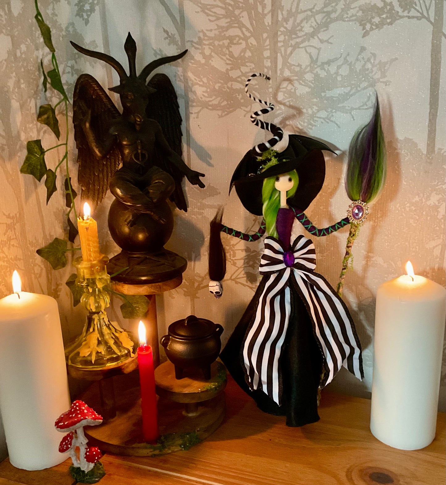Beetlejuice themed witch