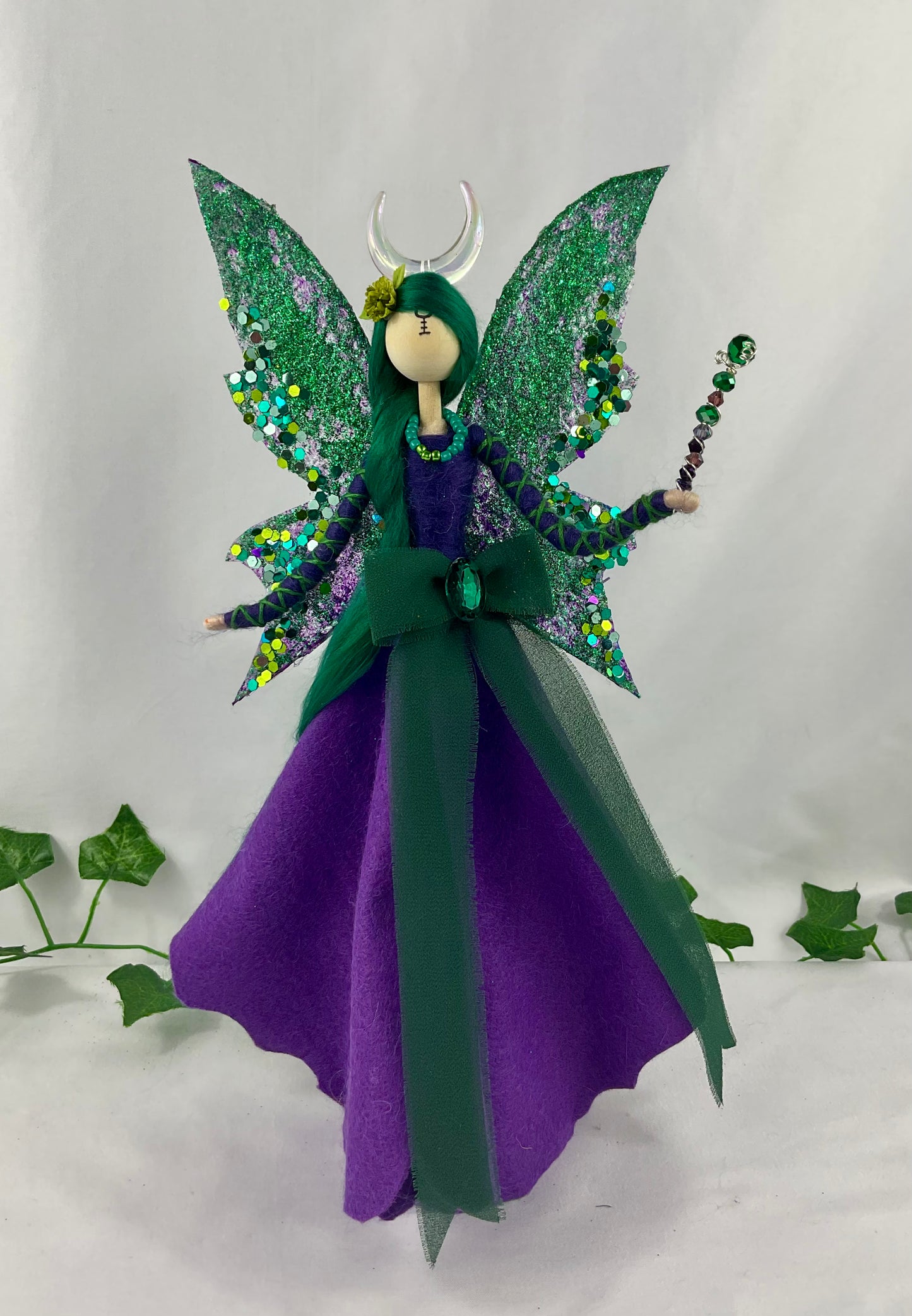 Purple and green fairy