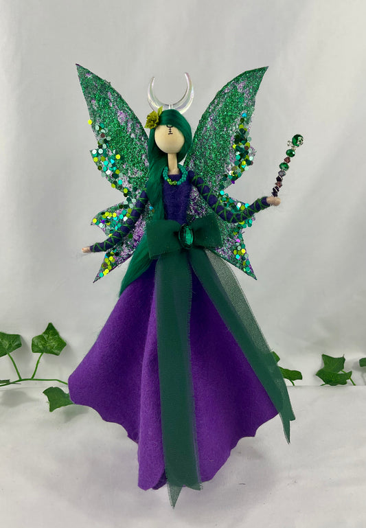 Purple and green fairy