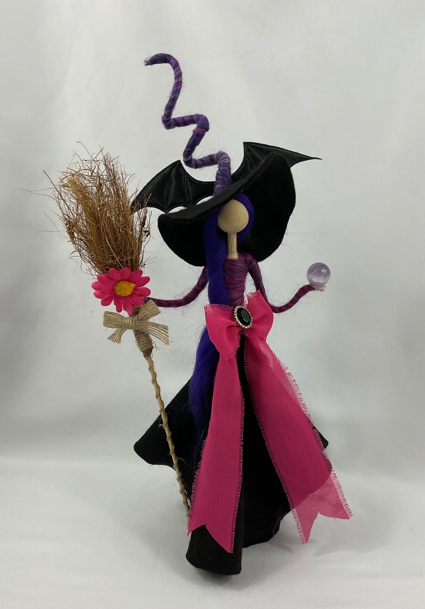 Amethyst sphere witch