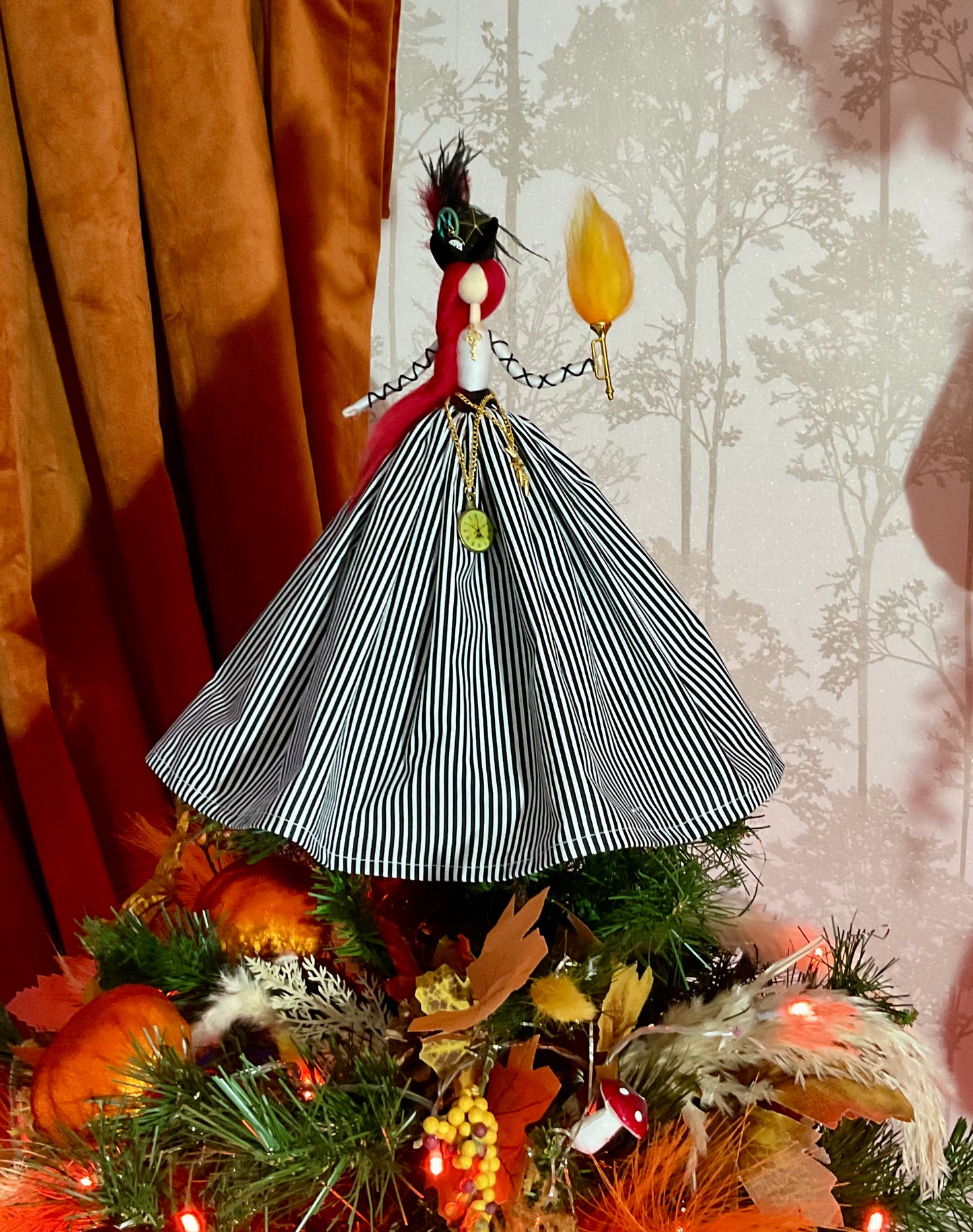 Steampunk witch topper