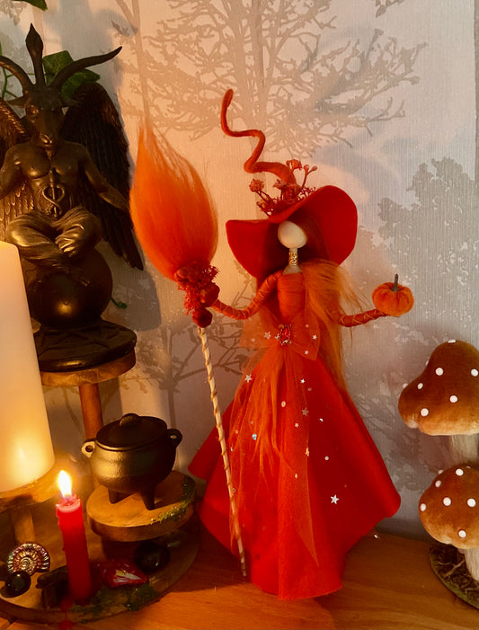 Pumpkin witch