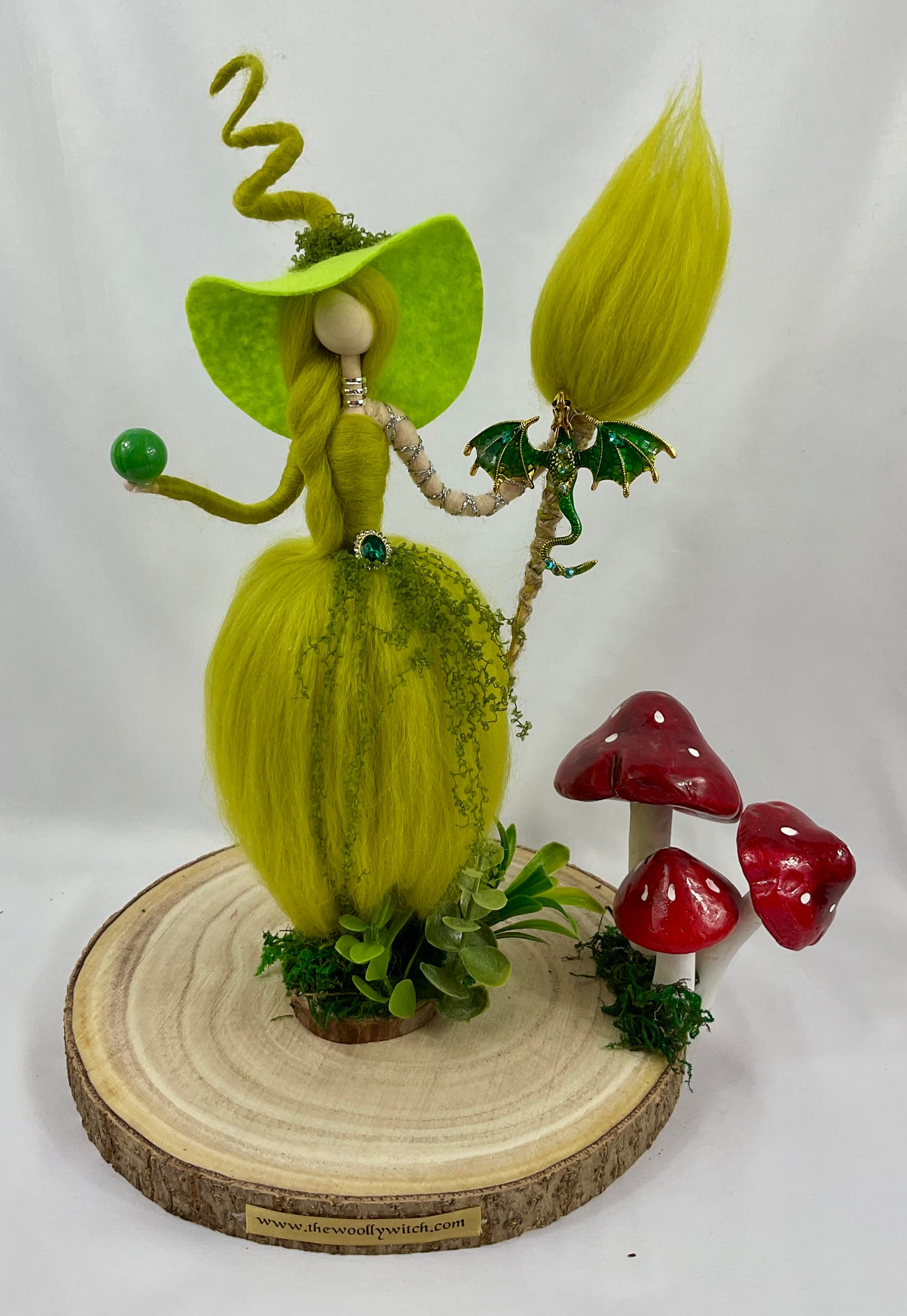 Green dragon witch