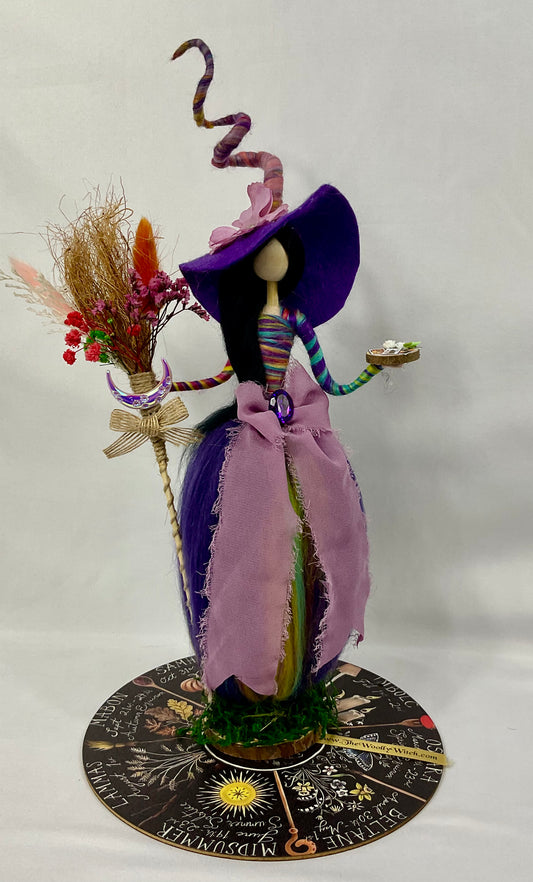 Rainbow witch with display disk