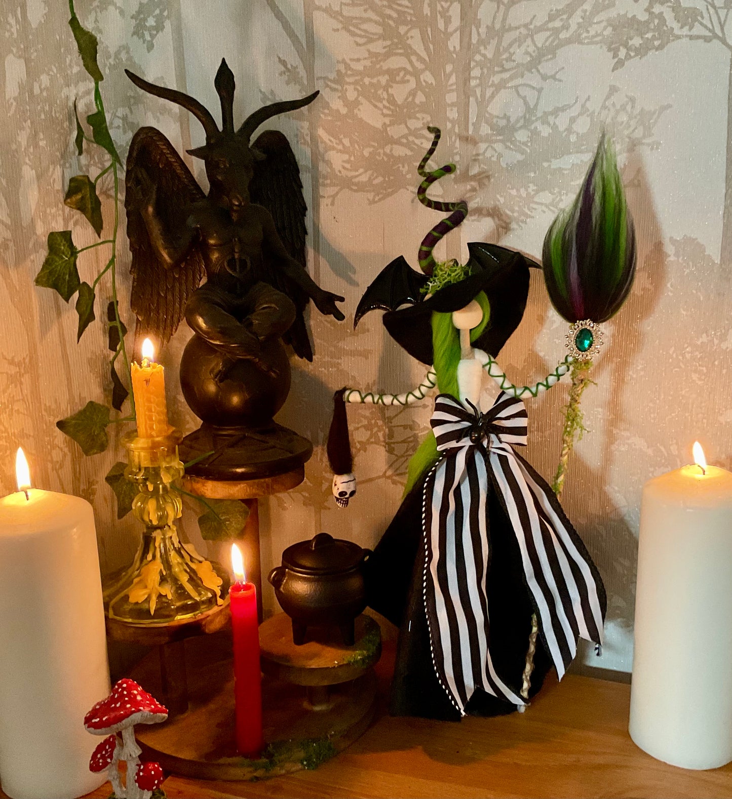 Beetlejuice themed witch