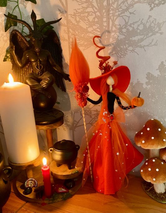 Pumpkin witch