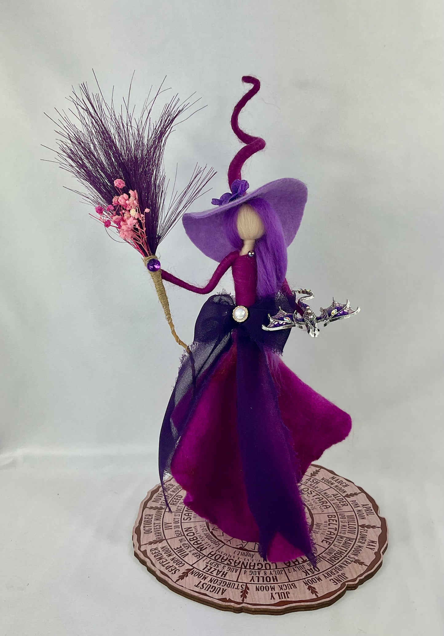 Witch of purple dragons.