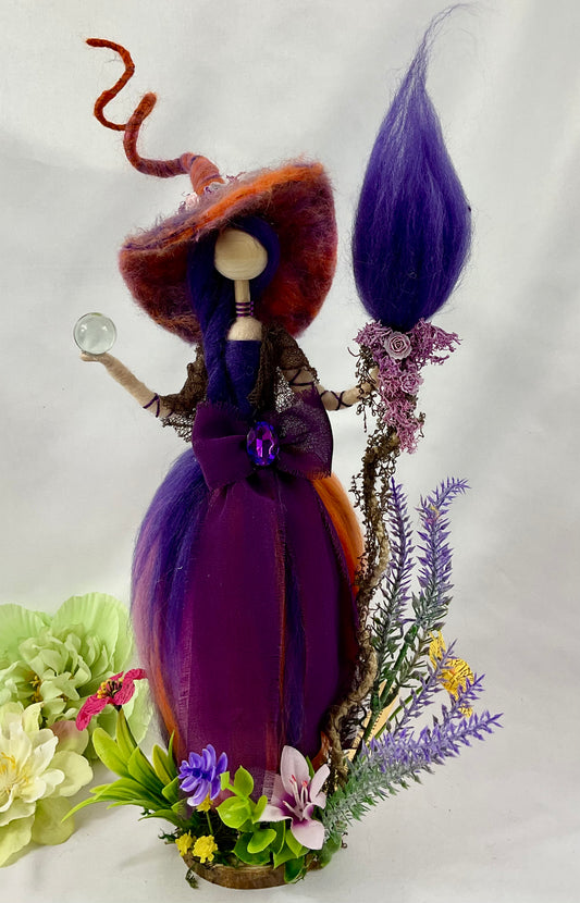 Floral witch - purple