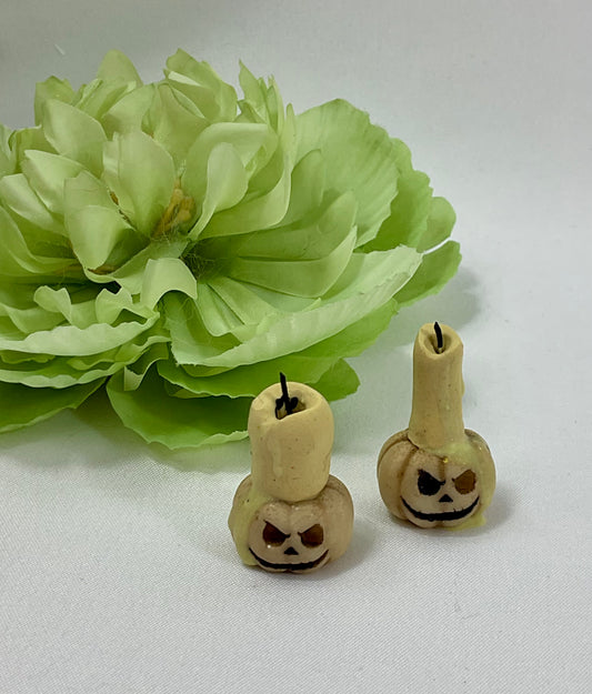 Pumpkin candle