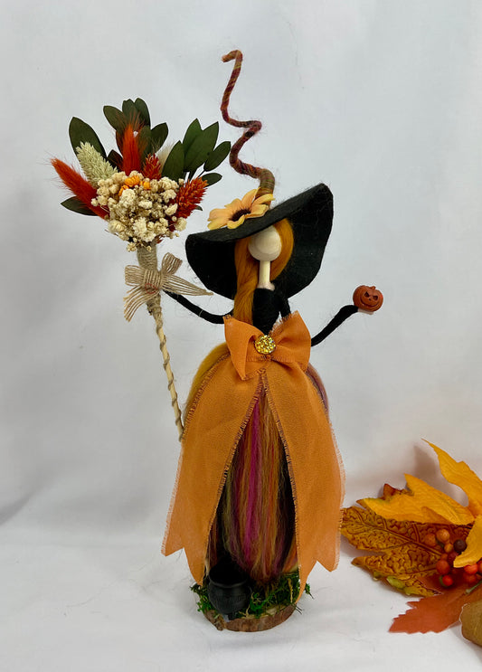 Pumpkin witch