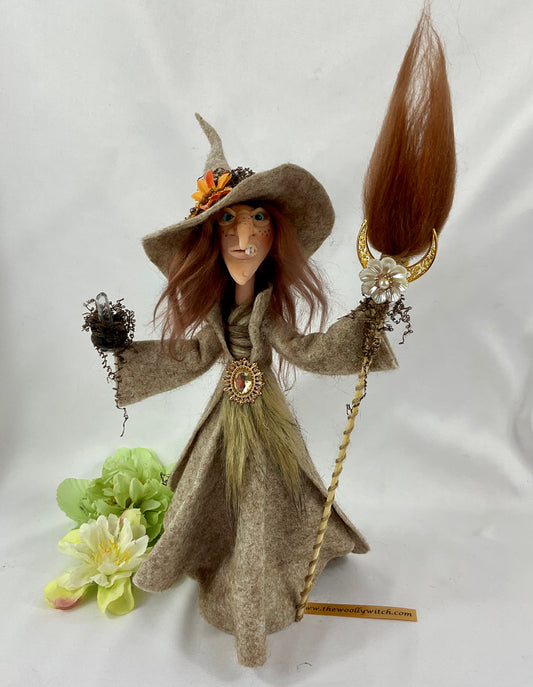 Fimo faced witch