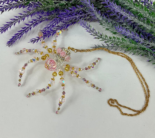 Czech Crystal beaded spider