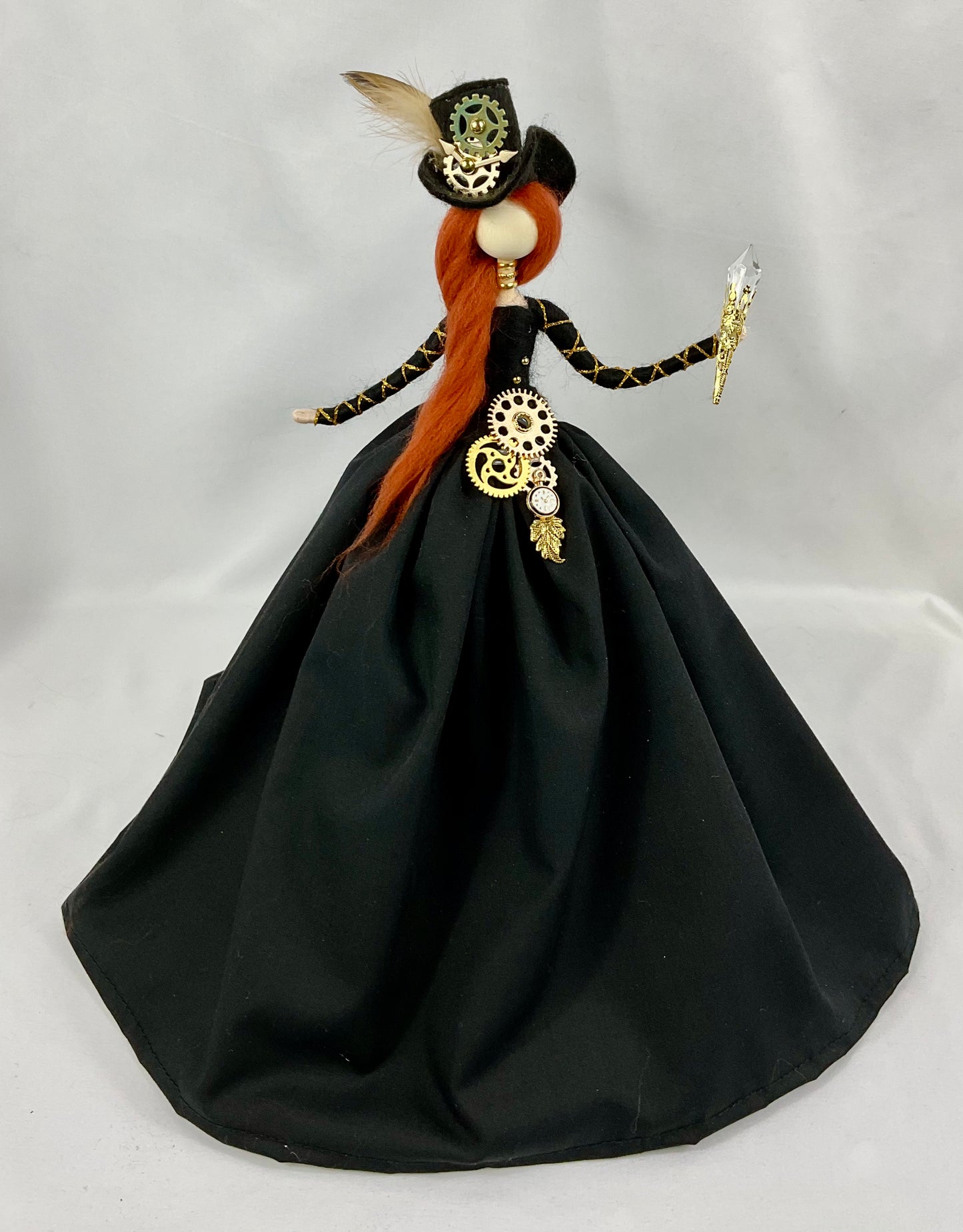 Steampunk topper witch